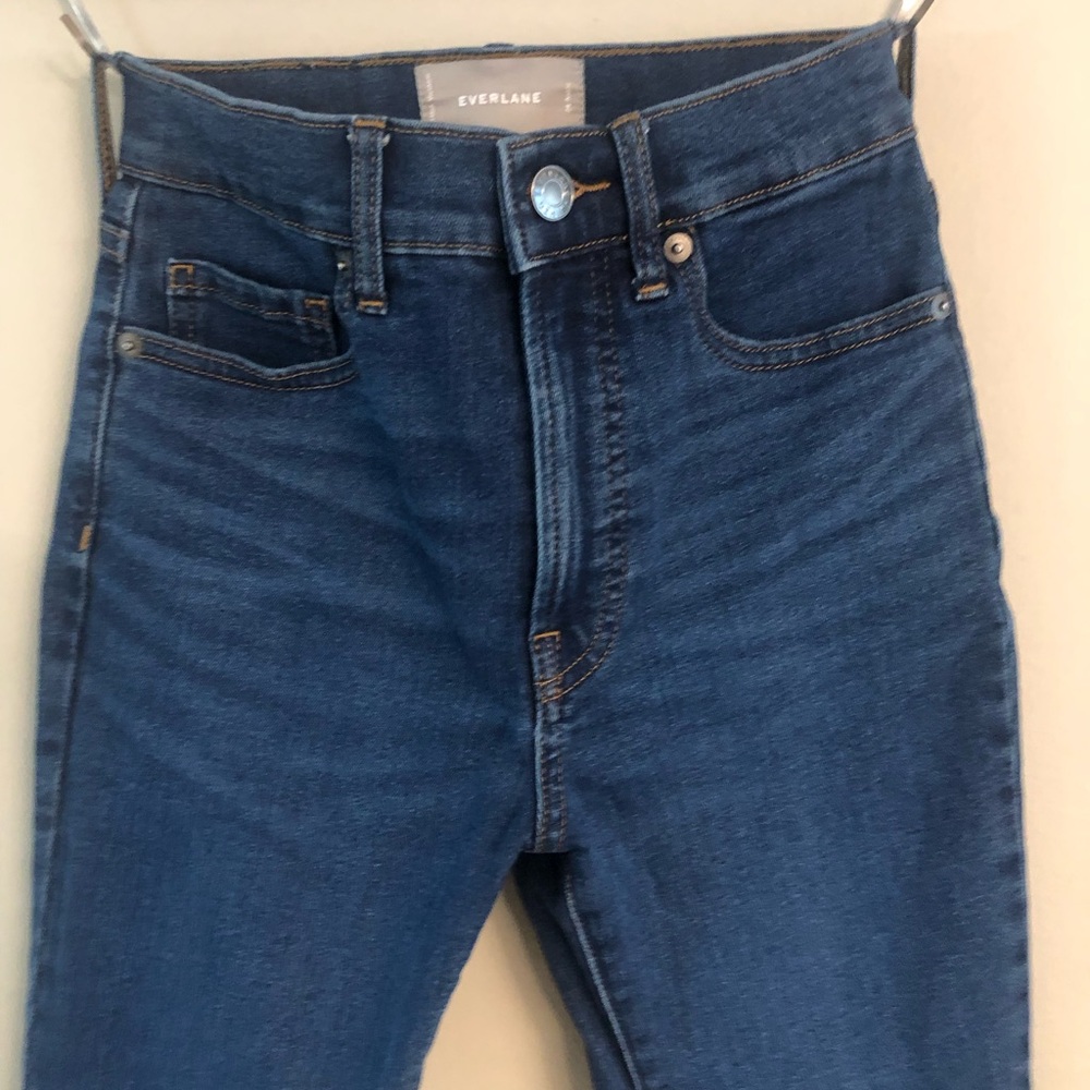 Everlane Women's Skinny Jeans Dark Blue Denim